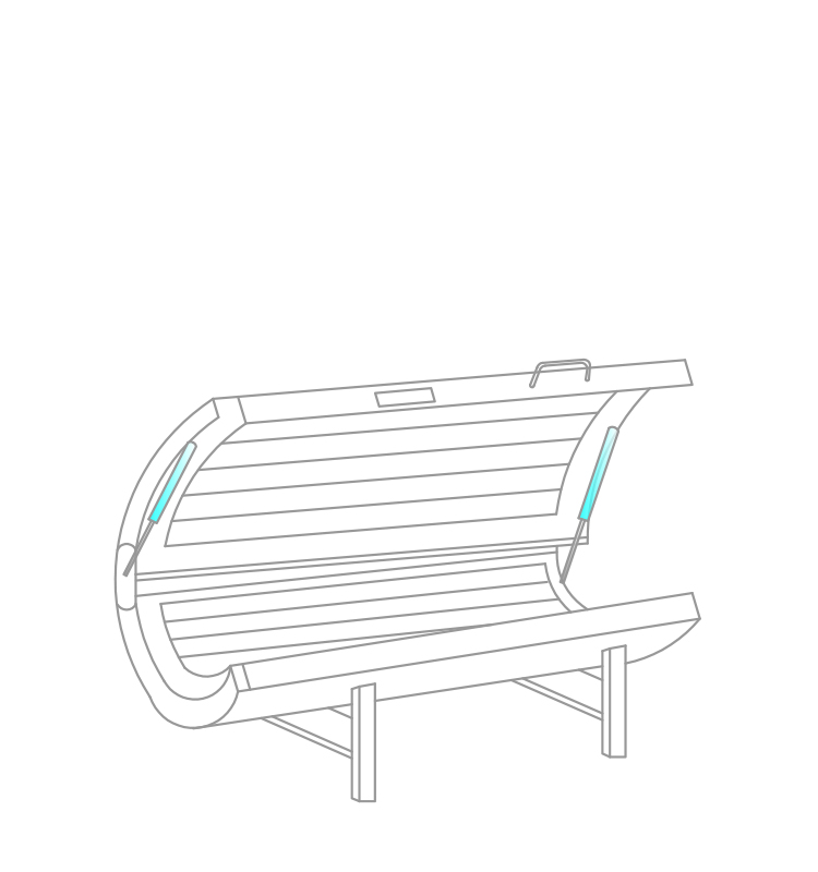 支撑类型气弹簧